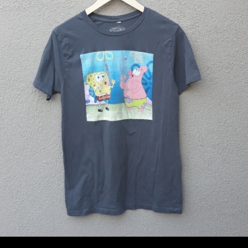 SPONGEBOB TEE GRAY MEDIUM